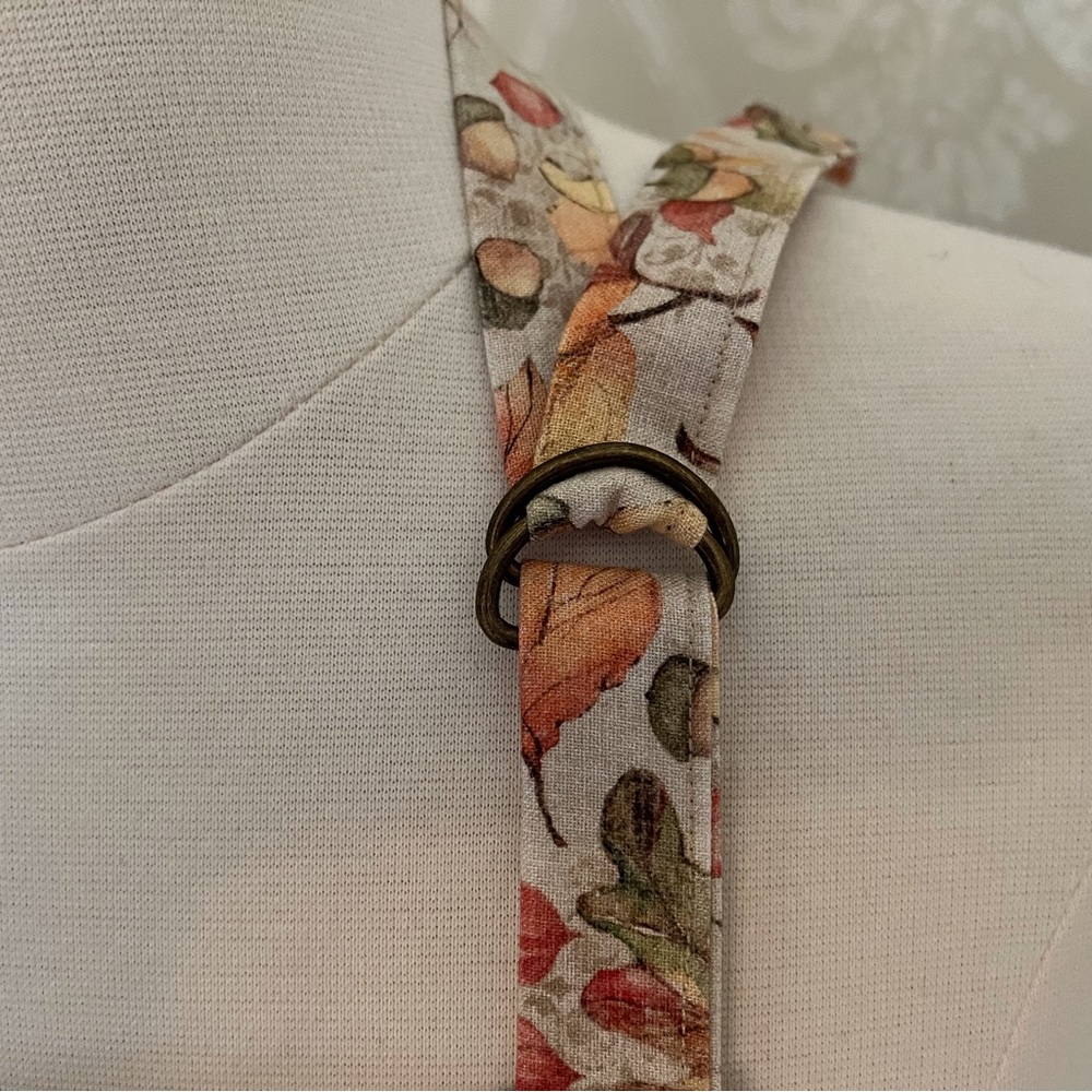 Handcrafted Fall Acorn And Leaf Print Apron - image 3